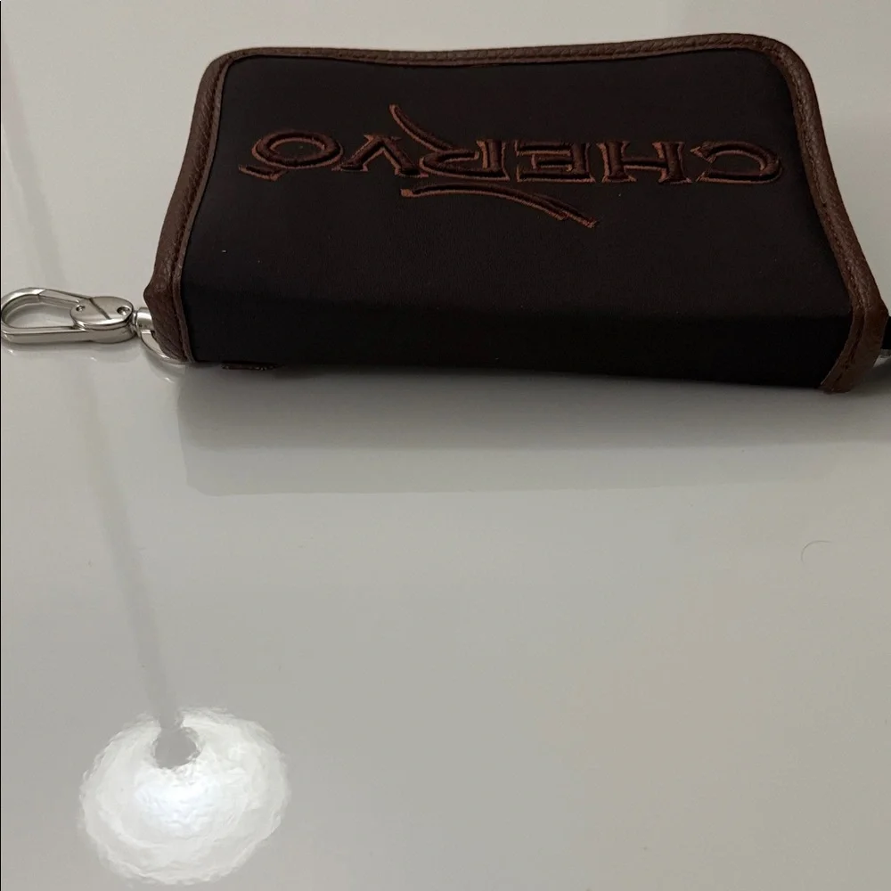 CHERVO Black and Brown Men's Wallet